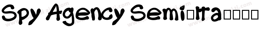 Spy Agency Semi-Ita字体转换